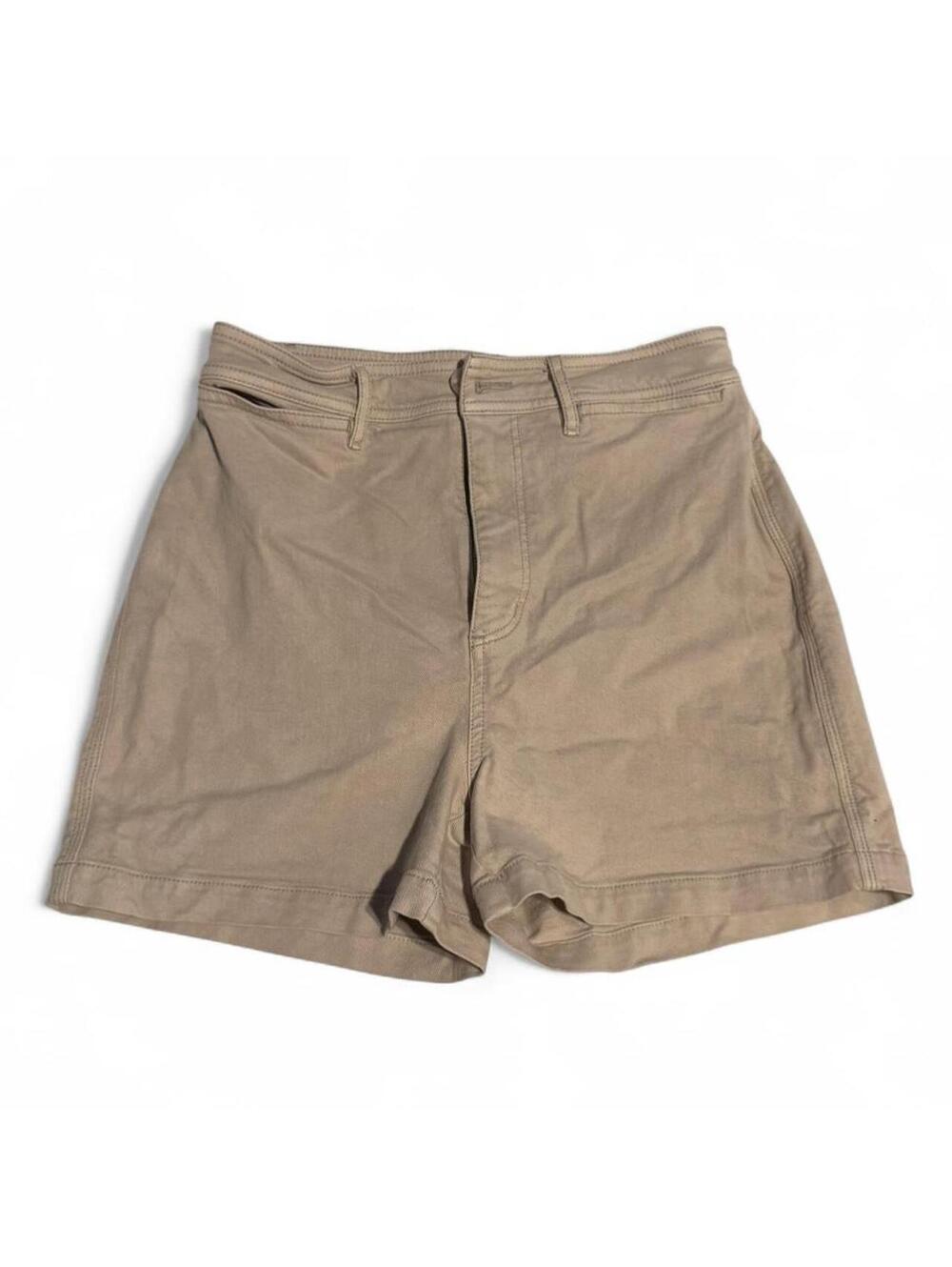 LOFT High Waisted Fitted Boating Summer Minimalist Khaki Shorts Size 0/25